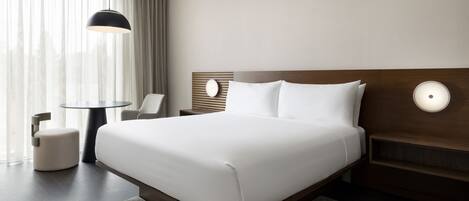 Premium bedding, free WiFi, bed sheets