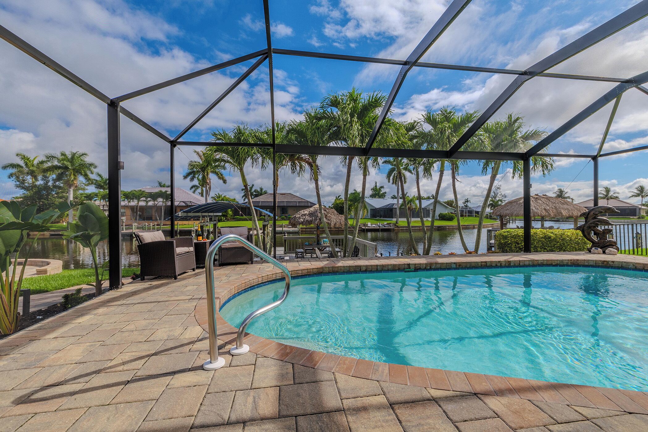 Et oppvarmet basseng