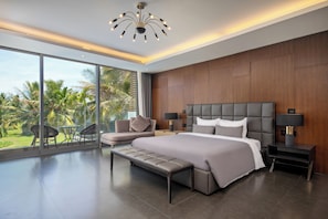Premium bedding, down comforters, memory foam beds, minibar