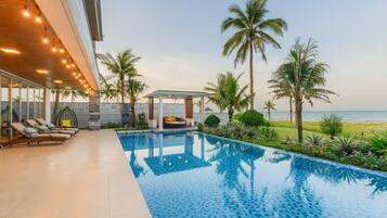 Villa – panorama, 6 soverom, strandutsikt | Privat basseng