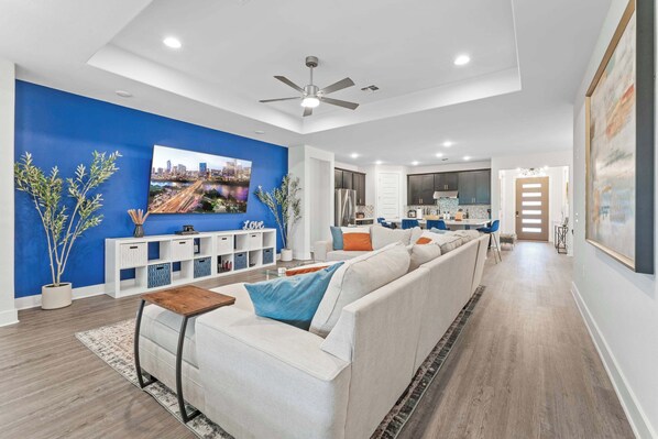TV, video games, offices