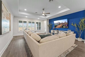 TV, video games, offices