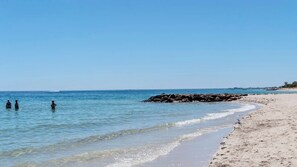 On the beach