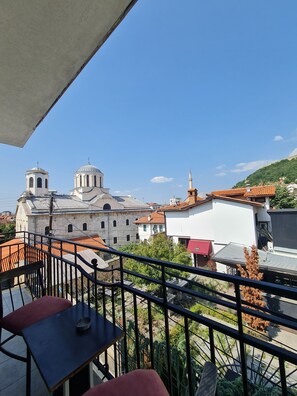 Panoramic Room, 1 King Bed with Sofa bed, Mountain View | Balcony view