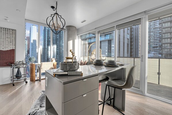 Business Condo | Living area - The Estate Entertainment District (Toronto)