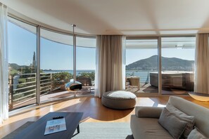 Living area - Waterfront Villa at Zavala (Budva)
