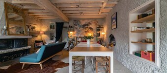 Grande Maison design, terrasse, jardin, parking