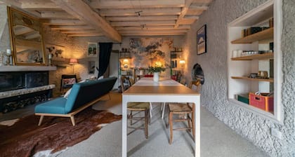 Grande Maison design, terrasse, jardin, parking
