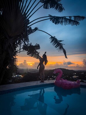 Pool - Villa Vista - Panoramic Ocean & Mountain Views (Carolina)