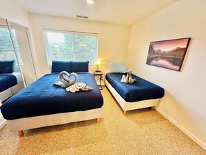 2 habitaciones, wifi y ropa de cama