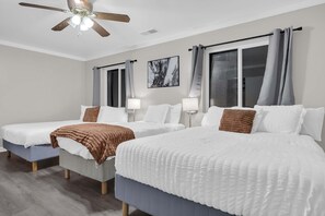 6 bedrooms, iron/ironing board, WiFi, bed sheets