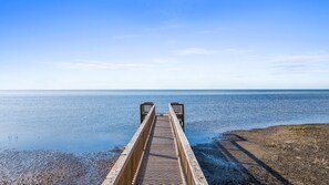 Vlak bij het strand