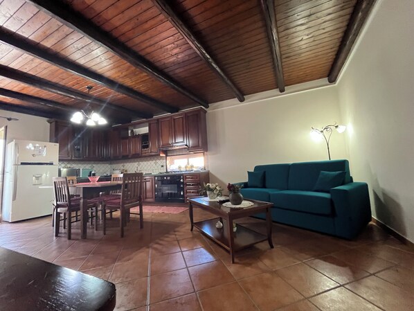 Comfort House, Balcony | Living area | Flat-screen TV