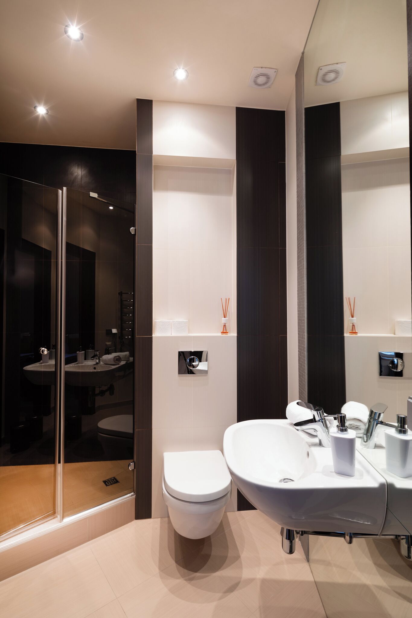 Apartamento luxo, 2 quartos, para não fumantes, vista para o pátio | Banheiro