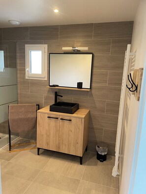 Interior - New home in quiet hamlet close to beaches. (Rue)