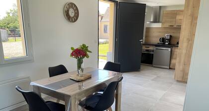 New home in quiet hamlet close to beaches.
