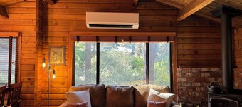 Zenwood: Serene Escape at a Modern Cozy Log Cabin