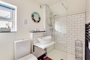 Shower, hair dryer