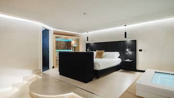 Chambre Double Supérieure | Literie de qualité supérieure, couette en duvet d'oie, minibar