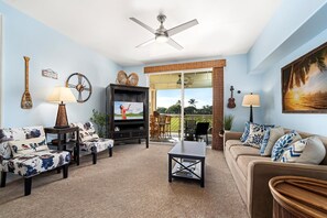 Appartamento, letti multipli (Fairway Villas At Waikoloa Beach Reso) | Area soggiorno