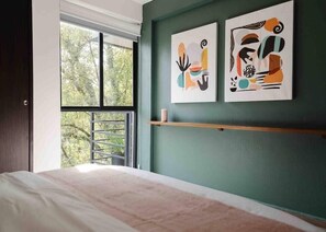 2 bedrooms, iron/ironing board, travel cot, WiFi - Mr. W | Vista al Parque España | Condesa |2BR (Ciudad de México)