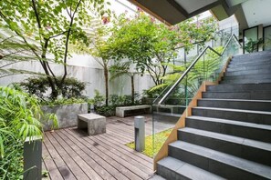 Overnattingsstedets uteområder