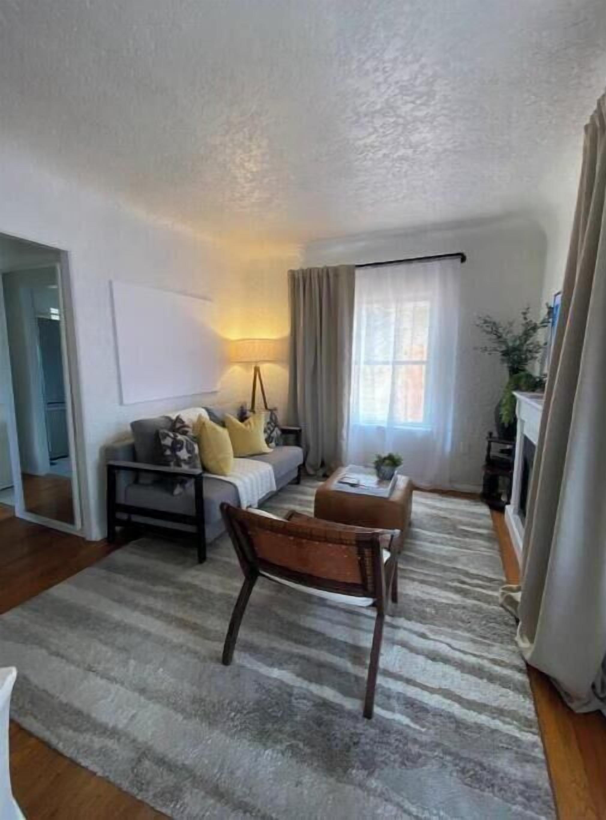 Smart TV, fireplace, printers