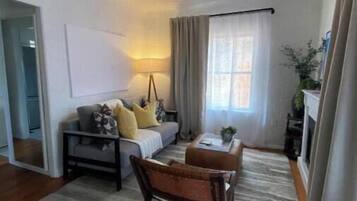 Smart TV, fireplace, printers