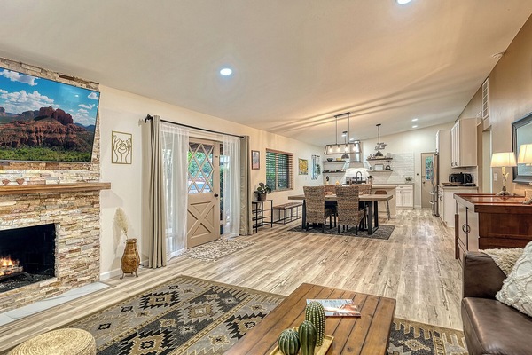 Televisor intel·ligent, llar de foc i impressores