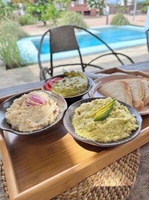 Breakfast meal - WelcomeHome Zanzibar Double Room with Pool View (Jambiani)