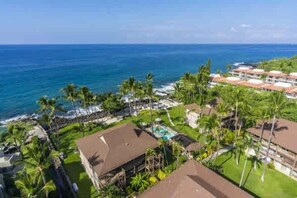 公寓客房, 1 張加大雙人床和 1 張沙發床 (Kona Isle E24) | 鳥瞰角度