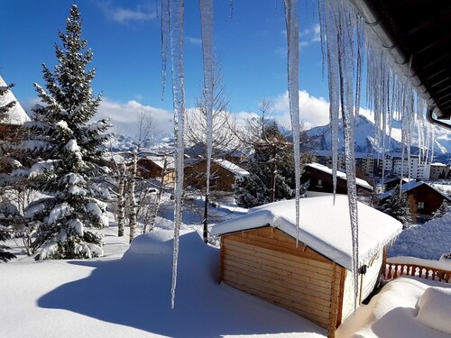 Ground floor studio 24m² - Chalet - Up to 4 people - Very close to the slopes