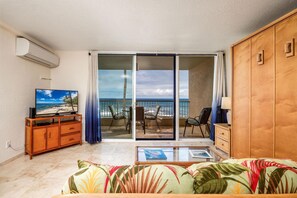 Condo, nhiều giường (Kona Reef#A12) | Khu phòng khách