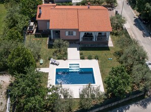 Villa (Villa SABINA - Breg Ivanovci - Three ) | Utsikt från luften