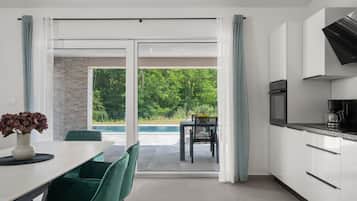 Villa (Villa SABINA - Santalezi - Three Bedr) | Private kitchen | Fridge