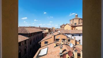 Stadsuitzicht vanuit accommodatie