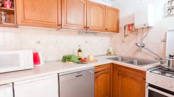 Apartment (Three Bedroom Apartment with Terrace ) | Private kitchen | Fridge