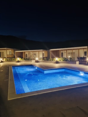 House (Two Bedroom Mobile Home) | Pool | Outdoor pool, a heated pool, pool loungers - Blue Charm Mobile Home (Orebic)