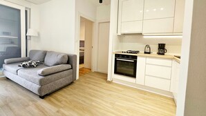 Appartement (One Bedroom Apartment with Private Ga) | Salle de séjour