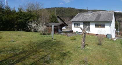Vacation home Hunsrück; garden; barbecue area; child and pet friendly!