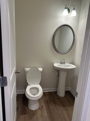 Towels, soap, toilet paper