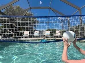 Udendørs pool, opvarmet pool