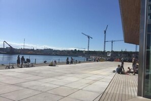 Terrace/patio - Beach house apartment in New York style (Aarhus)