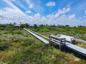 Property grounds - Oceanfront Home ~ Private Walkover ~ St Augustine Beach! (Saint Augustine)