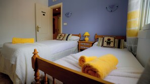 3 chambres, fer et planche Ă repasser, Wi-Fi, draps fournis