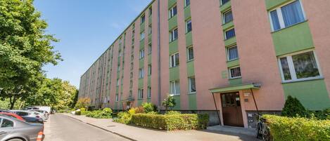 Overnatningsstedets facade