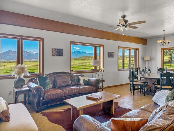 Smart TV, fireplace, video games, table tennis