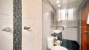 Towels, soap, toilet paper