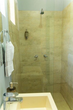 Towels, soap, toilet paper