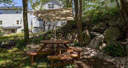 Serenity Place w babbling brook & beautiful garden